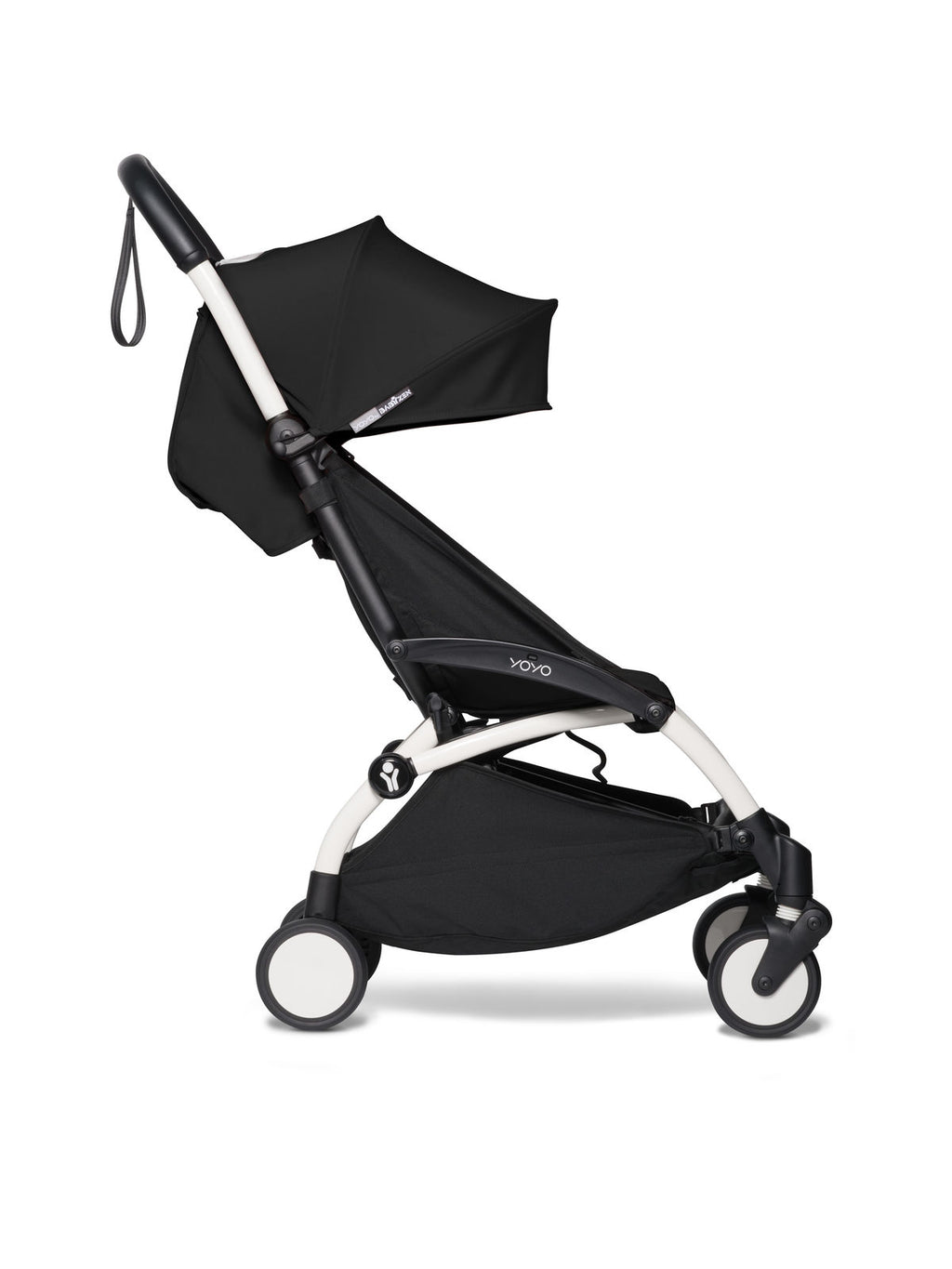 Black YOYO 2 6+ Stroller - White Frame