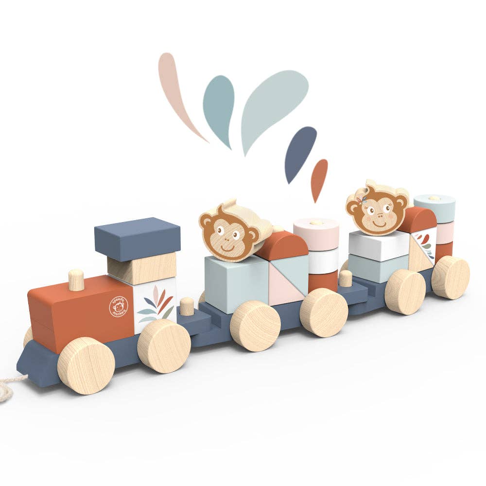 K.I.D. Collection - Train et rails en bois