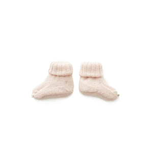 Milk Knitted Booties Newborn-6m Baby Socks Baby 